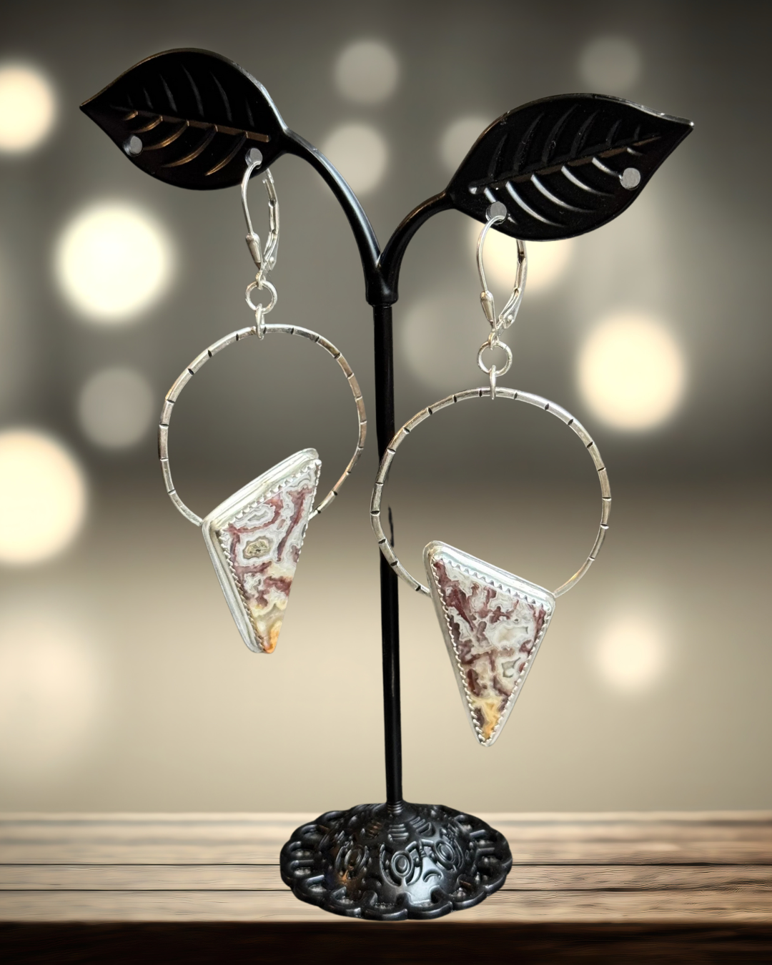 Crazy Lace Hoops